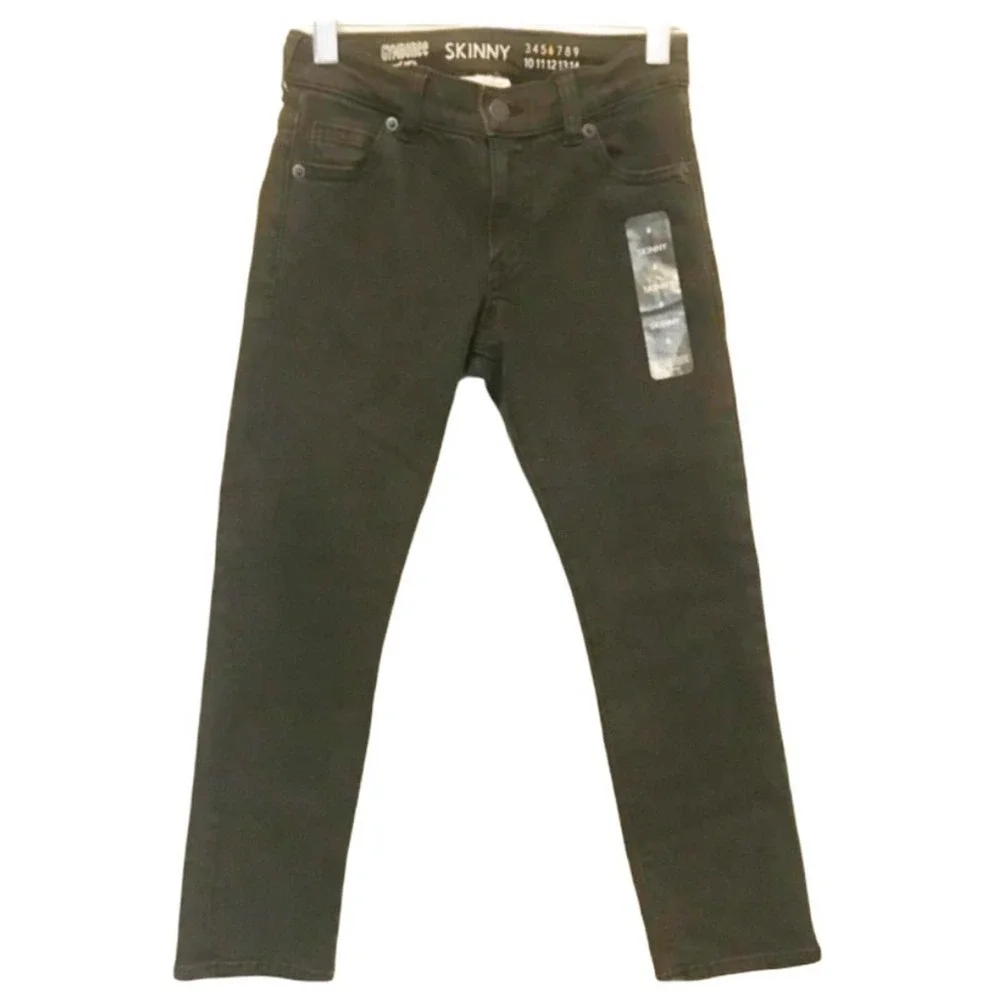 Gymboree Jeans Black Skinny Denim Cotton Blend Everyday‎ Basic New Size 6